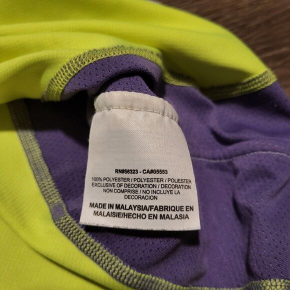 Nike Womens Dri Fit Running Racer Back Tank Top Safety Yellow, Size Medium - Picture 6 of 8